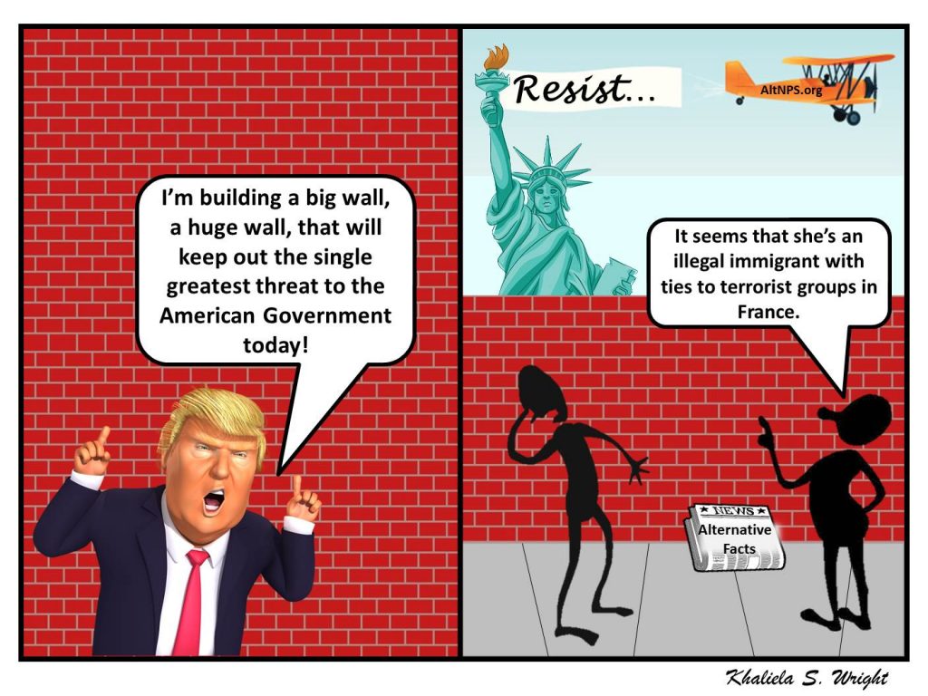 "Trump's New Wall."