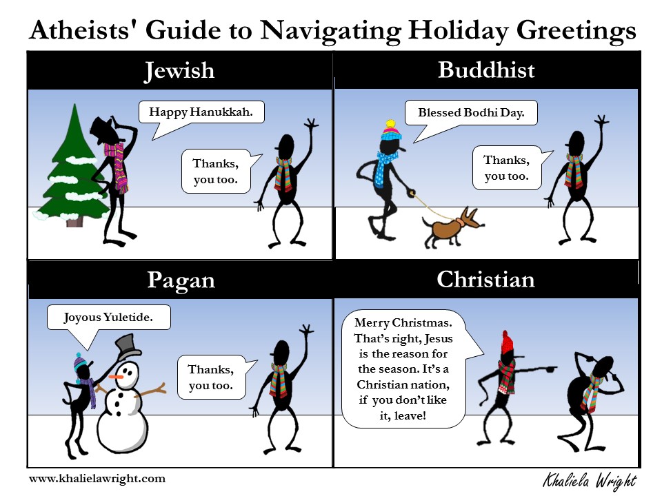 Athiests' Guide to Navigating Holiday Greetings